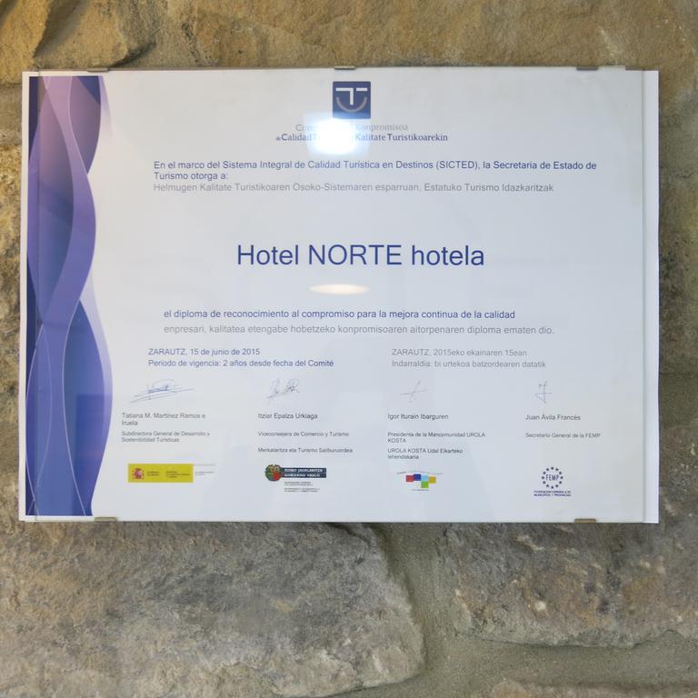 Hotel Norte Zarautz Ngoại thất bức ảnh